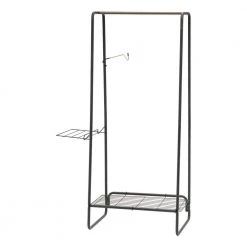Black Metal Clothes Rack 35.24 in. W x 596 in. H by IRIS