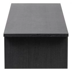 13.39 in. W x 7.87 in. H x 41.97 in. D Black 1-Tier Shelving Unit by IRIS -Kate and Laurel Shop black iris freestanding shelving units 595985 1f 1000