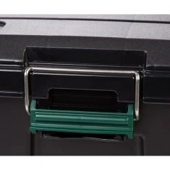 82 Qt. Remington WEATHERTIGHT Store-It-All Storage Bin in Black (4-Pack) by IRIS -Kate and Laurel Shop black iris storage bins 296005 4f 1000