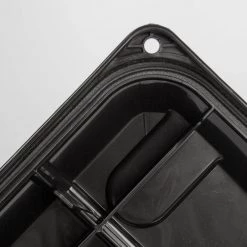 82 Qt. Remington WEATHERTIGHT Store-It-All Storage Bin in Black (4-Pack) by IRIS -Kate and Laurel Shop black iris storage bins 296005 fa 1000