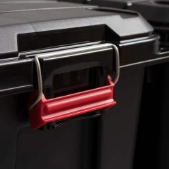 82 Qt. WeatherPro Store-It-All Storage Bin in Black (4-Pack) by IRIS 14 82 Qt. WeatherPro Store-It-All Storage Bin in Black (4-Pack) by IRIS -Kate and Laurel Shop black iris storage bins 585750 c3 1000