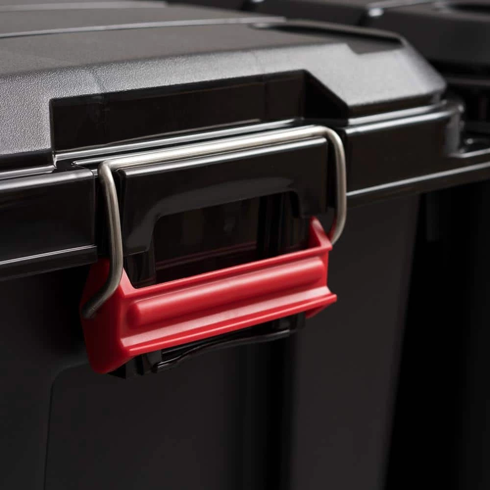 82 Qt. WeatherPro Store-It-All Storage Bin in Black (4-Pack) by IRIS 5 82 Qt. WeatherPro Store-It-All Storage Bin in Black (4-Pack) by IRIS - Image 3