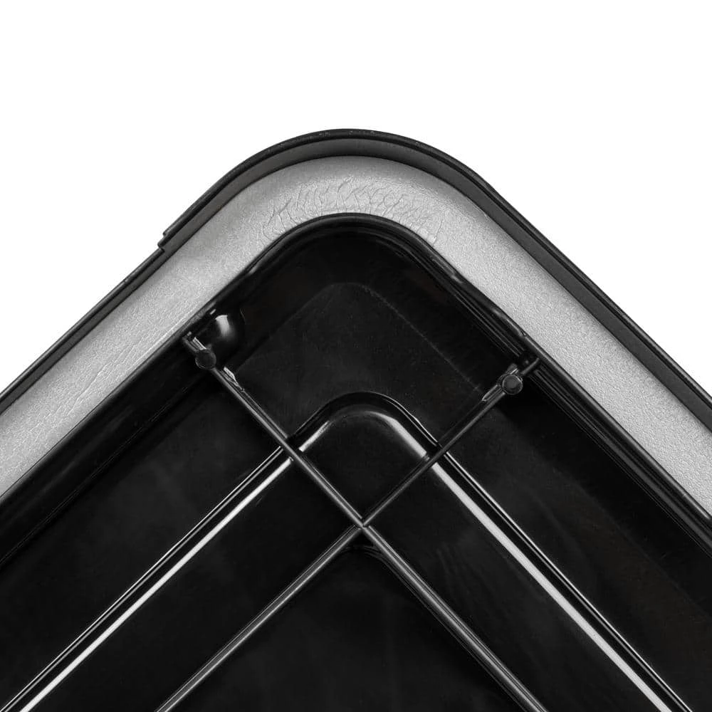 74 Qt. WeatherPro Heavy Duty Tote in Black (4-Pack) by IRIS 5 74 Qt. WeatherPro Heavy Duty Tote in Black (4-Pack) by IRIS - Image 3