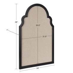 Hogan 36.00 in. H x 24.00 in. W Rustic Arch Black Pin Board by Kate and Laurel 17 Hogan 36.00 in. H x 24.00 in. W Rustic Arch Black Pin Board by Kate and Laurel -Kate and Laurel Shop black kate and laurel boards easels 222267 44 1000
