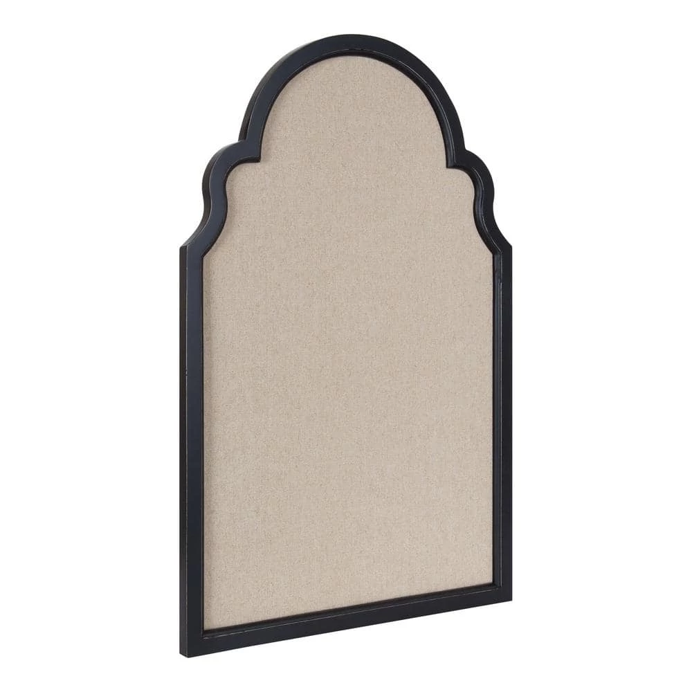 Hogan 36.00 in. H x 24.00 in. W Rustic Arch Black Pin Board by Kate and Laurel 3 Hogan 36.00 in. H x 24.00 in. W Rustic Arch Black Pin Board by Kate and Laurel