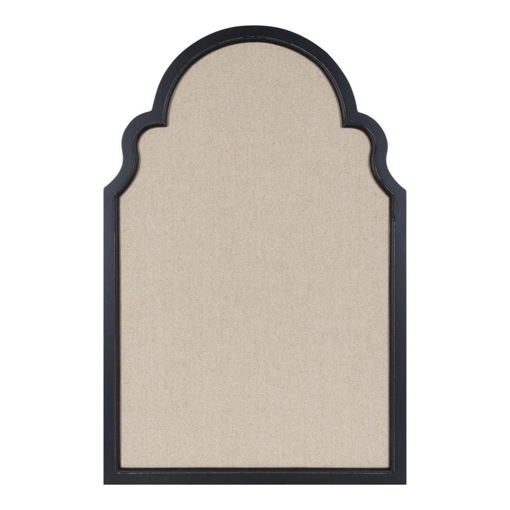 Hogan 36.00 in. H x 24.00 in. W Rustic Arch Black Pin Board by Kate and Laurel 6 Hogan 36.00 in. H x 24.00 in. W Rustic Arch Black Pin Board by Kate and Laurel - Image 4
