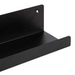 Mezzo 36 in. x 3 in. x 4 in. Black Decorative Wall Shelf by Kate and Laurel -Kate and Laurel Shop black kate and laurel decorative shelving 215860 4f 1000