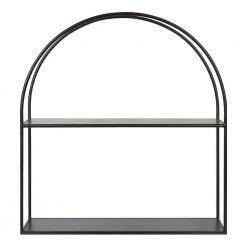 Monroe 6 in. x 24 in. x 26 in. Black Metal Floating Decorative Wall Shelf Without Brackets by Kate and Laurel 11 Monroe 6 in. x 24 in. x 26 in. Black Metal Floating Decorative Wall Shelf Without Brackets by Kate and Laurel -Kate and Laurel Shop black kate and laurel decorative shelving 218172 4f 1000