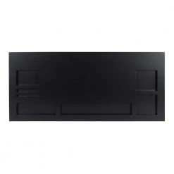 Briggs Black MDF Computer Stand by Kate and Laurel -Kate and Laurel Shop black kate and laurel office storage organization 210291 4f 1000