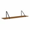 Soloman 38 in. x 8 in. x 8 in. Brown/Black Decorative Wall Shelf by Kate and Laurel