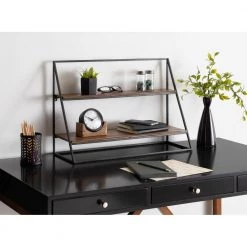 Lander 24 in. x 16 in. x 8 in. Brown Decorative Wall Shelf by Kate and Laurel -Kate and Laurel Shop brown kate and laurel decorative shelving 215846 31 1000