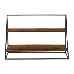 Lander 24 in. x 16 in. x 8 in. Brown Decorative Wall Shelf by Kate and Laurel -Kate and Laurel Shop brown kate and laurel decorative shelving 215846 4f 1000