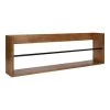 Corinna 6 in. x 36 in. x 12 in. Brown Wood Floating Decorative Wall Shelf Without Brackets by Kate and Laurel 1 Corinna 6 in. x 36 in. x 12 in. Brown Wood Floating Decorative Wall Shelf Without Brackets by Kate and Laurel -Kate and Laurel Shop brown kate and laurel decorative shelving 216702 64 1000