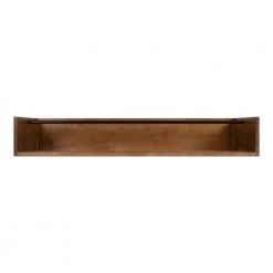 Corinna 6 in. x 36 in. x 12 in. Brown Wood Floating Decorative Wall Shelf Without Brackets by Kate and Laurel 11 Corinna 6 in. x 36 in. x 12 in. Brown Wood Floating Decorative Wall Shelf Without Brackets by Kate and Laurel -Kate and Laurel Shop brown kate and laurel decorative shelving 216702 77 1000