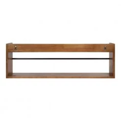 Corinna 6 in. x 36 in. x 12 in. Brown Wood Floating Decorative Wall Shelf Without Brackets by Kate and Laurel 10 Corinna 6 in. x 36 in. x 12 in. Brown Wood Floating Decorative Wall Shelf Without Brackets by Kate and Laurel -Kate and Laurel Shop brown kate and laurel decorative shelving 216702 e1 1000