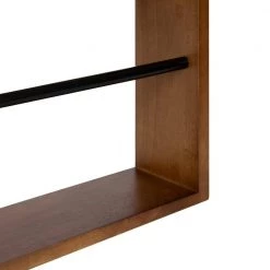 Corinna 4 in. x 24 in. x 12 in. Brown Wood Floating Decorative Wall Shelf Without Brackets by Kate and Laurel 13 Corinna 4 in. x 24 in. x 12 in. Brown Wood Floating Decorative Wall Shelf Without Brackets by Kate and Laurel -Kate and Laurel Shop brown kate and laurel decorative shelving 216924 fa 1000