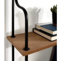 Walters 20 in. x 32 in. x 6 in. Brown Decorative Wall Shelf by Kate and Laurel -Kate and Laurel Shop brown kate and laurel decorative shelving 217129 76 1000