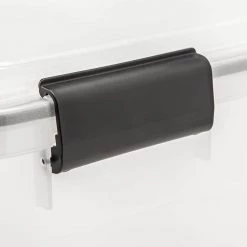 62 Qt. WeatherPro Storage Box in Clear by IRIS -Kate and Laurel Shop clear black iris storage bins 110550 1f 1000