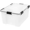 62 Qt. WeatherPro Storage Box in Clear by IRIS