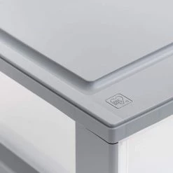 11.88 in. W x 8.13 in. H Gray Stackable Storage Drawer, Single Drawer (4-Pack) by IRIS -Kate and Laurel Shop clear finish iris storage drawers 500161 44 1000