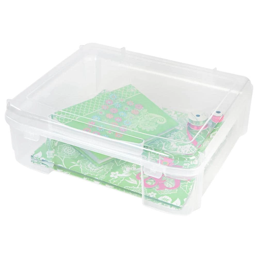 12 in. x 12 in. Portable Project Case in Clear by IRIS 5 12 in. x 12 in. Portable Project Case in Clear by IRIS - Image 3