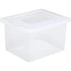 42 Qt. Letter/Legal Size File Storage Box in Clear by IRIS -Kate and Laurel Shop clear iris storage bins 140059 64 1000