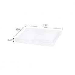 4 Qt. Slim Portable Project Storage Box in Clear by IRIS -Kate and Laurel Shop clear iris storage bins 150630 4f 1000