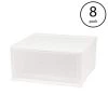 7 Qt. X-Large Hard Plastic Stacking Tote Drawer in Clear (8-Pack) by IRIS 1 7 Qt. X-Large Hard Plastic Stacking Tote Drawer in Clear (8-Pack) by IRIS -Kate and Laurel Shop clear iris storage bins 2 x 129873 4pk 64 1000