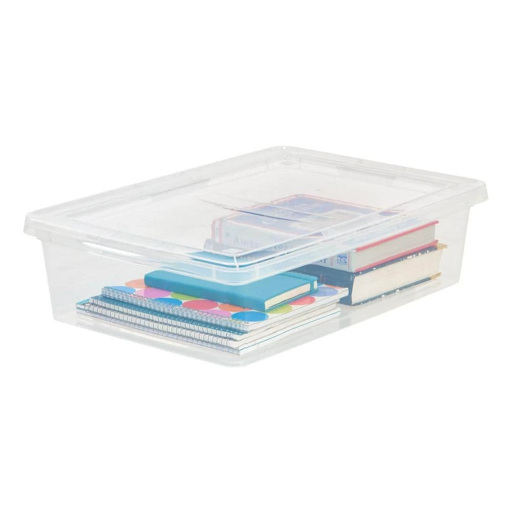 28-Qt. Storage Box in Clear by IRIS 5 28-Qt. Storage Box in Clear by IRIS - Image 3