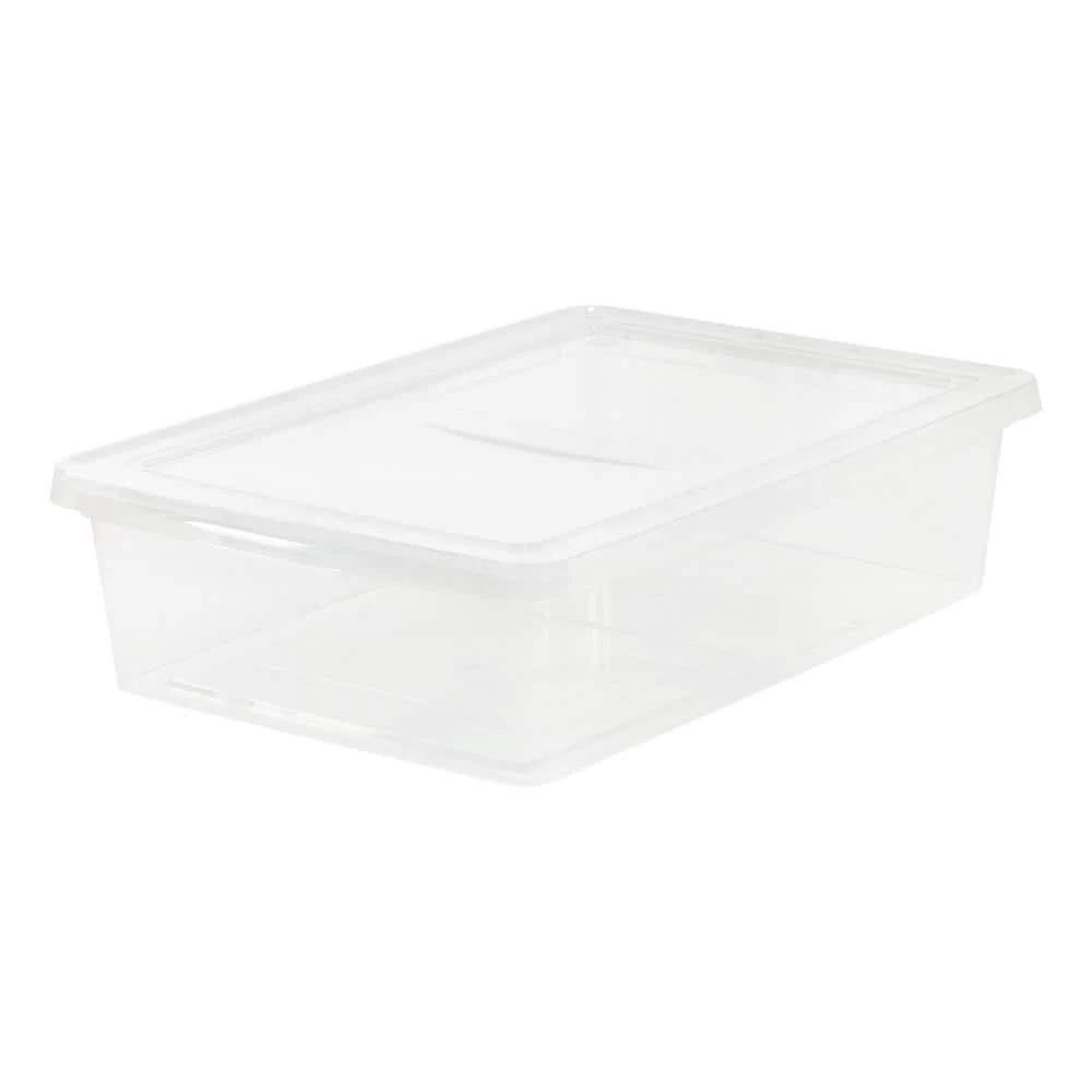 28-Qt. Storage Box in Clear by IRIS 3 28-Qt. Storage Box in Clear by IRIS