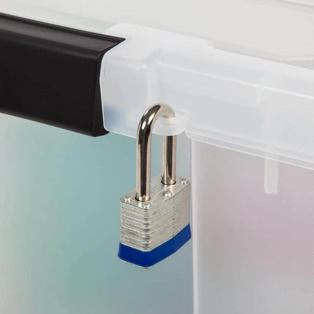 18 Gal. Store-It-All Storage Bin in Clear by IRIS 7 18 Gal. Store-It-All Storage Bin in Clear by IRIS - Image 5