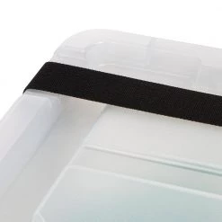 18 Gal. Store-It-All Storage Bin in Clear by IRIS 15 18 Gal. Store-It-All Storage Bin in Clear by IRIS -Kate and Laurel Shop clear iris storage bins 250271 76 1000