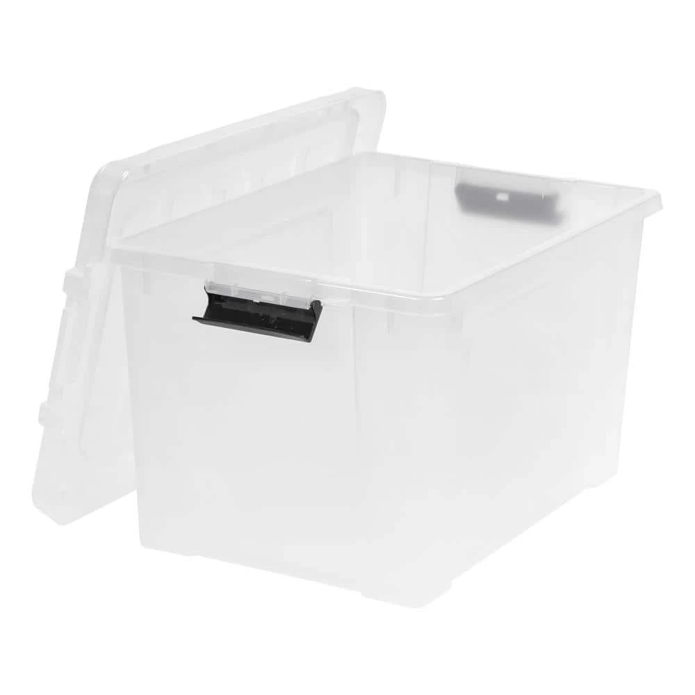 18 Gal. Store-It-All Storage Bin in Clear by IRIS 4 18 Gal. Store-It-All Storage Bin in Clear by IRIS - Image 2