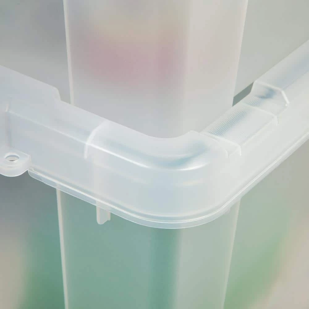 18 Gal. Store-It-All Storage Bin in Clear by IRIS 8 18 Gal. Store-It-All Storage Bin in Clear by IRIS - Image 6