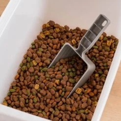 12 Qt. and 33 Qt. Airtight Pet Food Storage Combo with a Scoop in Gray by IRIS -Kate and Laurel Shop clear iris storage bins 301136 4f 1000