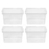 65 Qt. Snap Top Storage Box, in Clear, (4 Pack) by IRIS -Kate and Laurel Shop clear iris storage bins 580042 64 1000