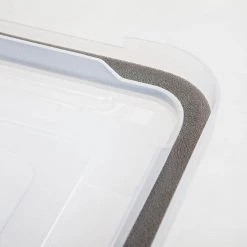 32 Qt. WeatherPro Storage Box in Clear (6-Pack) by IRIS -Kate and Laurel Shop clear iris storage bins 585250 fa 1000