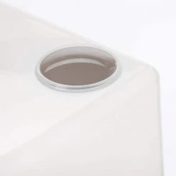 40-Qt. Underbed Store and Slide Storage Box in Clear Tan Handle by IRIS -Kate and Laurel Shop clear iris underbed storage 170291 1f 1000