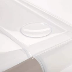 40-Qt. Underbed Store and Slide Storage Box in Clear Tan Handle by IRIS -Kate and Laurel Shop clear iris underbed storage 170291 44 1000