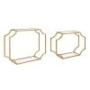 Ciel 24 in. x 18 in. x 6 in. Gold Decorative Wall Shelf by Kate and Laurel