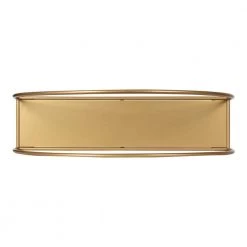 Monroe 6 in. x 24 in. x 26 in. Gold Metal Floating Decorative Wall Shelf Without Brackets by Kate and Laurel 9 Monroe 6 in. x 24 in. x 26 in. Gold Metal Floating Decorative Wall Shelf Without Brackets by Kate and Laurel -Kate and Laurel Shop gold kate and laurel decorative shelving 218171 77 1000