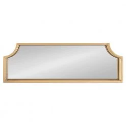 Ciel 6 in. x 18 in. x 3 in. Gold Metal Floating Decorative Wall Shelf Without Brackets by Kate and Laurel -Kate and Laurel Shop gold kate and laurel decorative shelving 218870 fa 1000