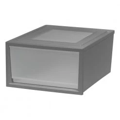 Plastic Chest Drawer in Gray by IRIS