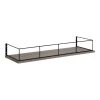 Benbrook 24 in. x 4 in. x 8 in. Gray Decorative Wall Shelf by Kate and Laurel