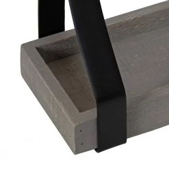 Sudbury 24 in. x 10 in. x 5 in. Gray Decorative Wall Shelf by Kate and Laurel 11 Sudbury 24 in. x 10 in. x 5 in. Gray Decorative Wall Shelf by Kate and Laurel -Kate and Laurel Shop gray kate and laurel decorative shelving 217127 4f 1000