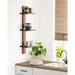 Udell 10 in. x 38 in. x 8 in. Natural Decorative Wall Shelf by Kate and Laurel -Kate and Laurel Shop natural kate and laurel decorative shelving 216478 31 1000