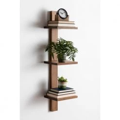 Udell 10 in. x 38 in. x 8 in. Natural Decorative Wall Shelf by Kate and Laurel -Kate and Laurel Shop natural kate and laurel decorative shelving 216478 76 1000