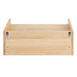 Kitt 12 in. x 18 in. x 7 in. Natural Wood Floating Decorative Wall Shelf Without Brackets by Kate and Laurel -Kate and Laurel Shop natural kate and laurel decorative shelving 218797 fa 1000