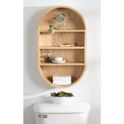 Hutton 28.00 in. x 16.00 in. x 28.00 in. Natural Wood Floating Decorative Wall Shelf without Brackets by Kate and Laurel 13 Hutton 28.00 in. x 16.00 in. x 28.00 in. Natural Wood Floating Decorative Wall Shelf without Brackets by Kate and Laurel -Kate and Laurel Shop natural kate and laurel decorative shelving 219707 76 1000