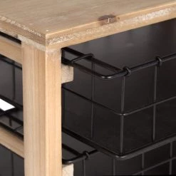 Tanner Natural Drawers Memo Board by Kate and Laurel 12 Tanner Natural Drawers Memo Board by Kate and Laurel -Kate and Laurel Shop natural kate and laurel office storage organization 211195 1f 1000